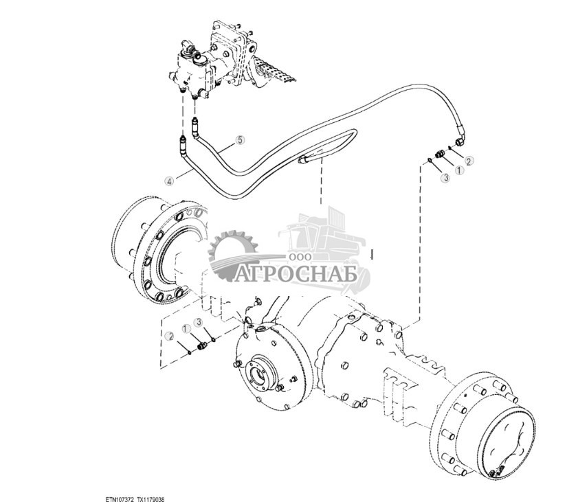 Гидравлическая система рабочего тормоза ( - 329327) - ST817711 206.jpg